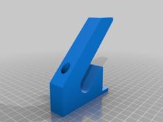 Skateboard Wall Mount 3D Printer Model