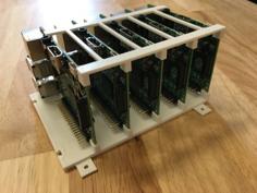 Raspberry Pi 2 / 3 Cluster Rack 3D Printer Model