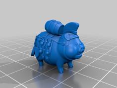 Pack Pig Remastered 3D Printer Model