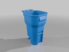 Trash Can 3D Printer Model