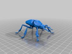 Miniature Beetle 3D Printer Model