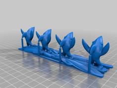 Left-Shark Bracelet 3D Printer Model