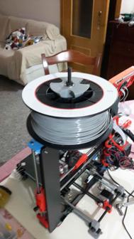 Filament Spool Holder For Prusa I3 Hephestos Or Prusa Rework 3D Printer Model