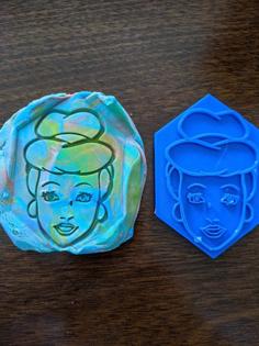 Cinderella Stamp 3D Printer Model