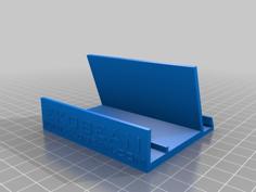 Mobile Phone Stand & Card Holder 3D Printer Model