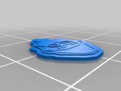 Monty Keyring 3D Printer Model