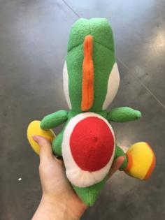 Yoshi Plushie Laser Cut Pattern