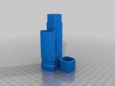 Bic Lighter With KING Storage 3D Printer Model