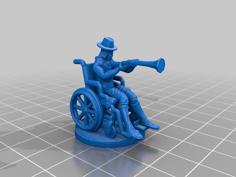 Huntsman Wheelchair (Bloodborne Fan Art) 3D Printer Model