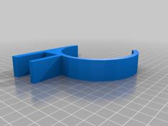 Heater Outlet Hose Bracket 3D Printer Model