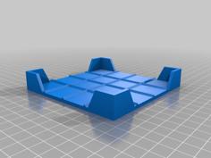 1″ Square Grid Stamp | Press 3D Printer Model