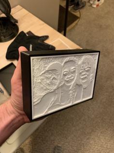 Simple Lithophane Box 3D Printer Model