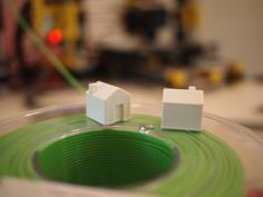 Small Monopoly House 3D Printer Model