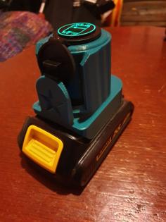 DeWalt Battery 12v USB Charger 3D Printer Model