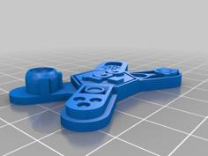 Drone From Oblivion, Faceplate With Number Add-on 3D Printer Model