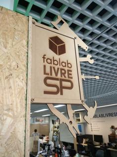 Maker Space Informative Board FabLab – Laser Cut