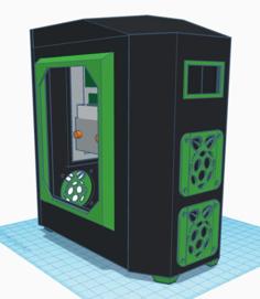 Mini Pi Desktop Tower 3D Printer Model