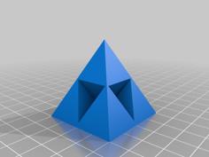 3D Triforce Symbol 3D Printer Model