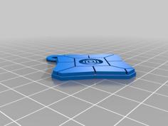 Destiny Ghost Keychain 3D Printer Model