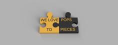 Love You To Pieces Puzzle Piece Gift 3D Printer Model