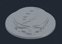 Greatful Dead Logo [Steal Your Face] 3D Printer Model