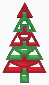 Flexi Christmas Tree Remix 3D Printer Model