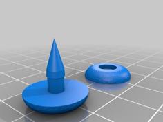 Seatbelt Button Remixed 3D Printer Model