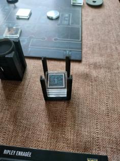 Hold Square Token Aliens Agditc 3D Printer Model