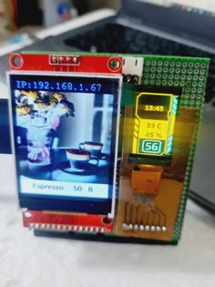 ESP32 DIY Smart Menu For Coffee Cafe 3D Printer Model