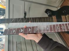 Printable Guitar Fretboard / Neck – Learning Tool With Notes 3D Printer Model