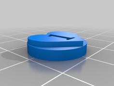 Magic: The Gathering Counters, Expansion Pack 1, MtG #MtGCounters 3D Printer Model