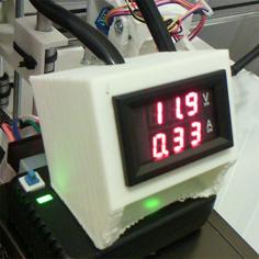 Volt + Ampere Meter Box 3D Printer Model