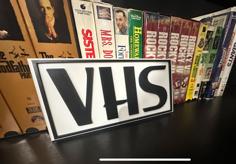 VHS Sign 3D Printer Model