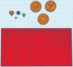 Daggerheart Player Dashboard And Tokens V2 3D Printer Model