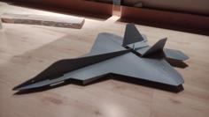 RC F-22 Depron Plan 3D Printer Model