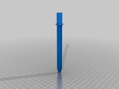 Stake For IKEA Solvinden Solar Lamp 3D Printer Model