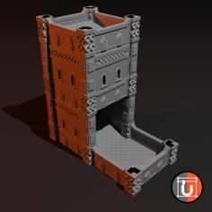 Dwarf Dice Tower 3D Printer Model