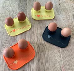 Egg Cup Funny Saying 3D Printer Model