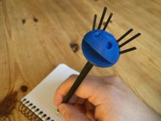 Pouic Pencil Topper (incl. Tutorial) 3D Printer Model