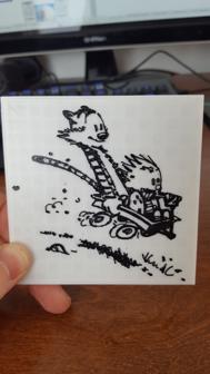 Calvin And Hobbes Wagon 3D Printer Model