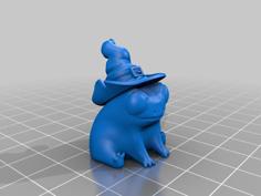 Fred The Frog But He Is A Wizard 3D Printer Model