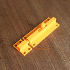 Door Bolt Or Latch 3D Printer Model