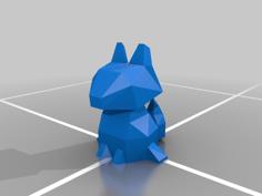 Low Poly Fox 3D Printer Model