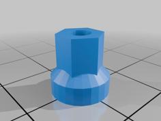 M4 Flanged Nut – RC 1/10 Wheel Nut – Self Threading 3D Printer Model