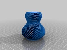 Ribbed Vase 3D Printer Model