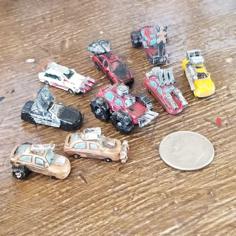 More 6mm Apocalyptic Car Bits 3D Printer Model