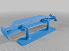 Spoiler Hanging Senna Inspired 3D Printer Model