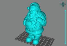 Santa Claus Obama 3D Printer Model