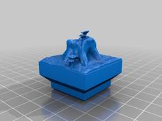 Basic Graveyard Stump (Dungeon Blocks Compatible) 3D Printer Model