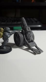 Heavy Mortar With Quad Gun Remix 3D Printer Model